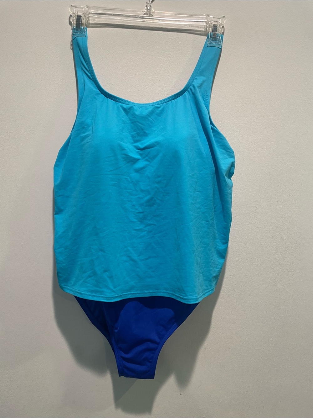 Lands End Fauxkini One Piece Bathing Suit size 10